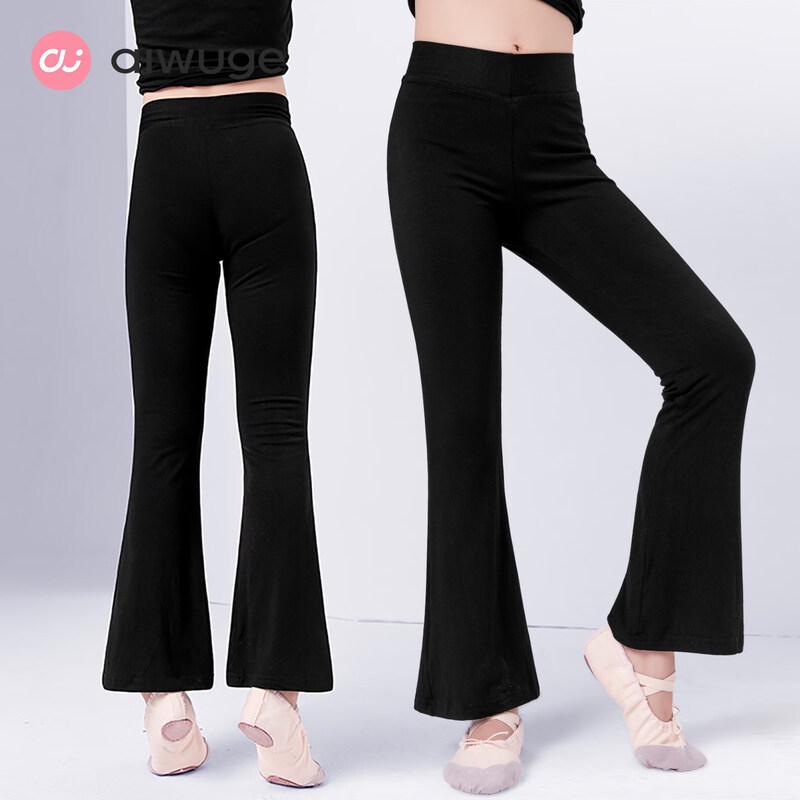 Девочковые расклешенные леггинсы для танцев 120