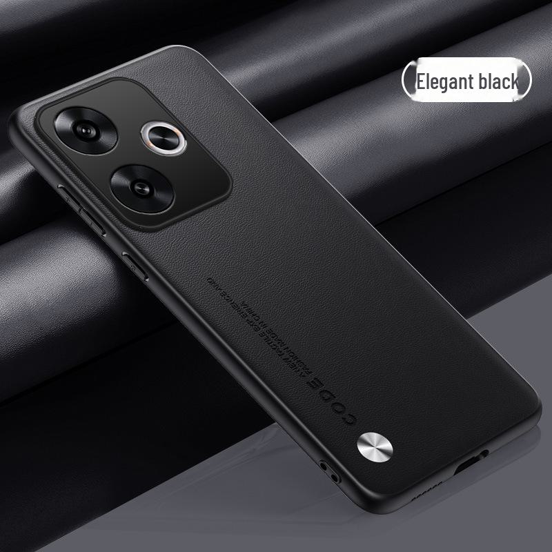 Redmi Turbo3 Leather Mobile Phone Case: All-Inclusive Ultra-Thin Protection for Note12 Turbo. Suitable for Both Men and Women.
