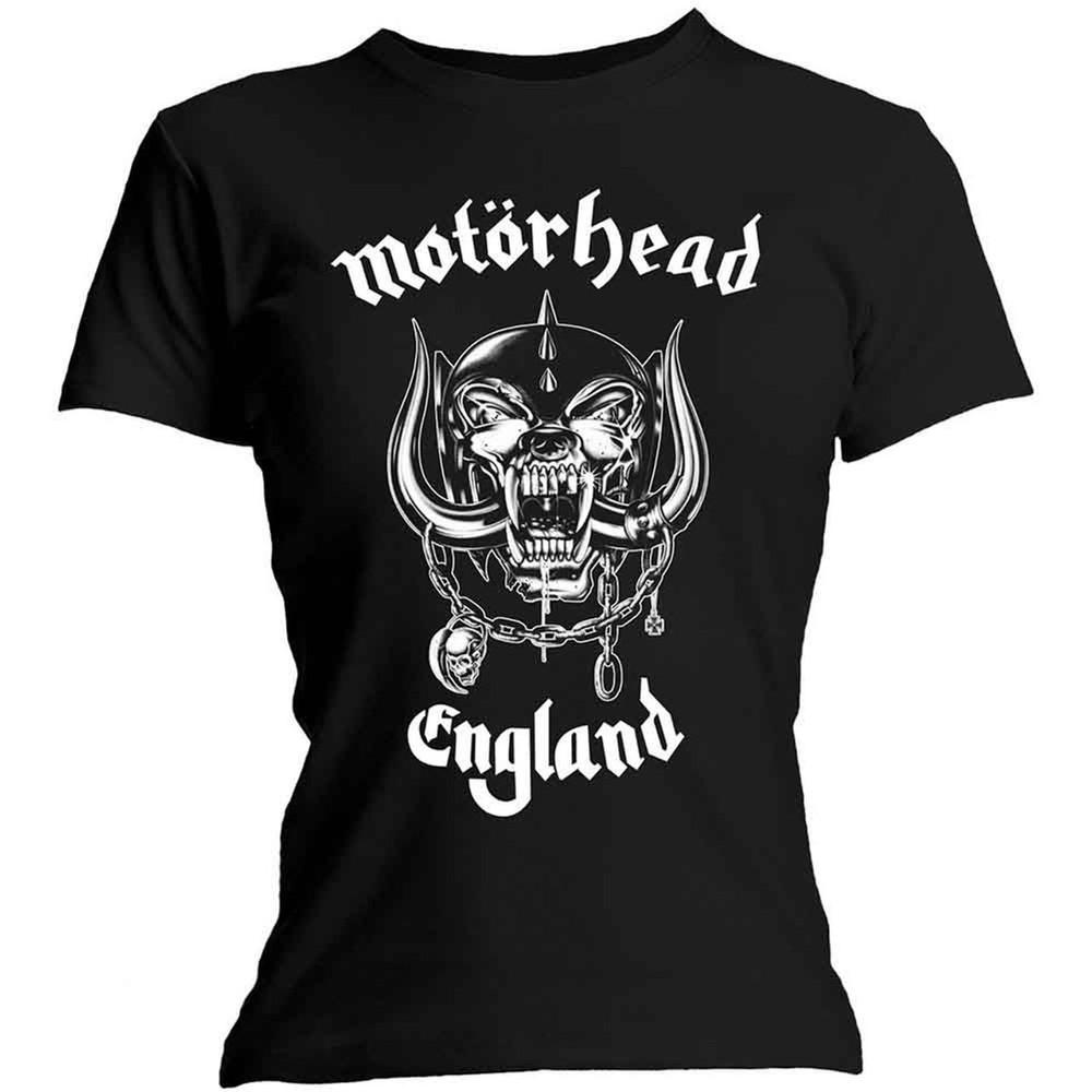 Motorhead England Women039s Black TShirt Officially Licensed Small Unisex T-Shirt XXXL