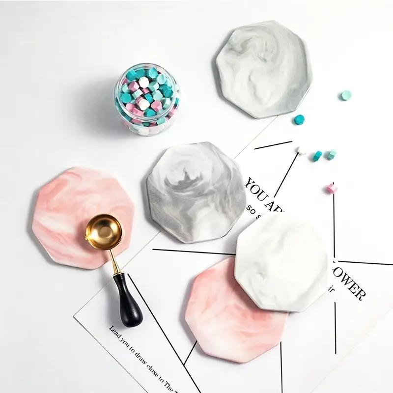 1PCS Marbling Sealing Wax Plate For Wax Seal Stamp Backing Board For Stamp Seal Seal Wax Backing Plate For Beginners