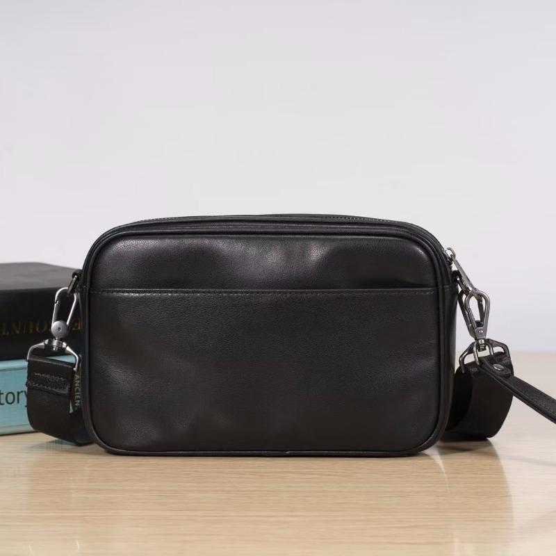 Genuine Leather Men's Single-shoulder Bag Cowhide Crossbody Bag Casual Small Backpack Men's Crossbody Bag