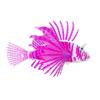 1/4pcs Aquarium Ornament Non-Toxic Home Decor Realistic Silicone Lionfish Floating Fake Fish Glow-in-the-Dark Artificial