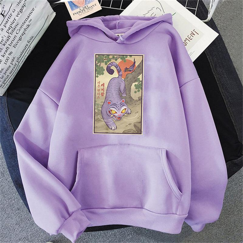 KPop Demon Hunters Printed Hoodie Autumn Winter Fashionable Men's Women's Warm Versatile Hoodie