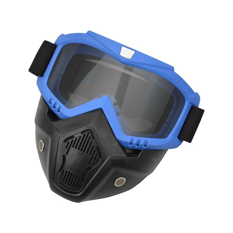 Manufacturer  New Full Face Shield Motocross Mask Windproof Outdoor Sport Goggles Trendy Motorcycle Glasses Mask