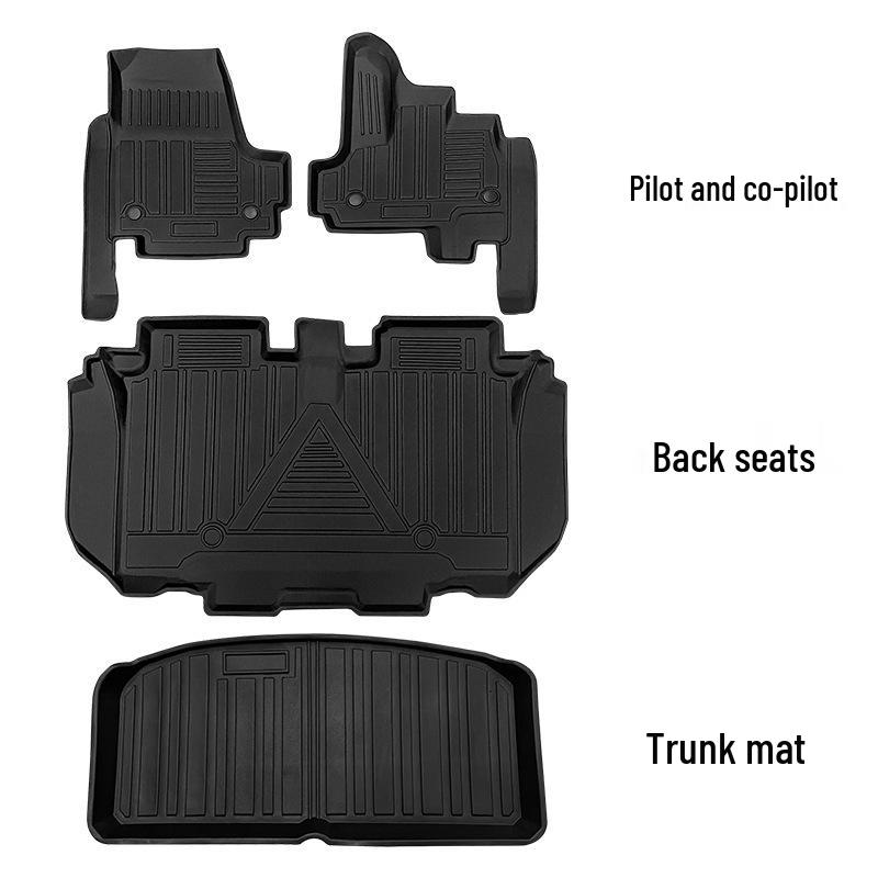 Odorless Anti-Slip TPE Floor Mats for Honda N-BOX JF3/JF4 RHD (Hong Kong Version)