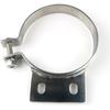 Fits Peterbilt Exhaust Stack 5" Mount Bracket Clamp Chrome 379 359 1987-1993 10294 Silver