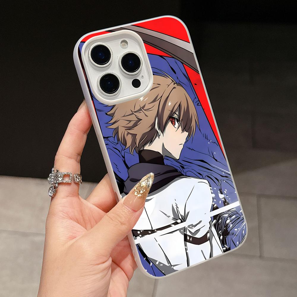 Akame Tatsumi Jelly Double layer White Mobile Phone Case for iPhone 17 16 15 14 13 12 11 Air Pro Max Plus Protective