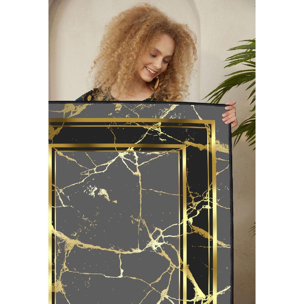 Decorative Special Design Modern Floor Rugs Patterned Non-Slip Base Washable