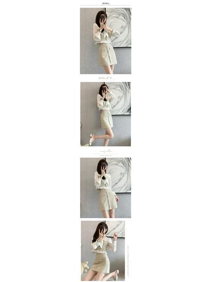 Autumn Petite Women's Fashionable Two-Piece Set - Goddess Style, Age-Reducing Streetwear