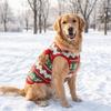 3D Bear Design Christmas Pet Knitted Vest Thickened Warm Dog Vest Jacket  Daily Wear