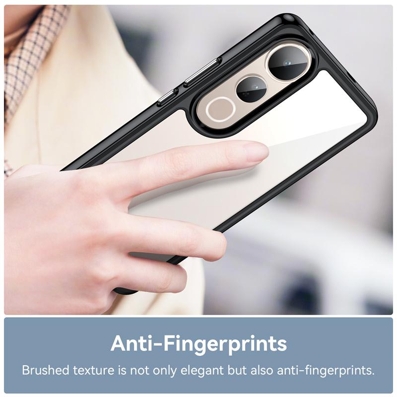 New Transparent Colorful TPU Case for Vivo V50 Lite 5G 4G Protective Cover Clear Coque Fundas