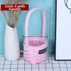 Household Willow Weaving Flower Basket Vegetable Fruit Flowers Holder  Living Room Decoration