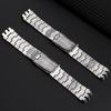 Sibehill 20mm Replacement Stainless Steel Watch Band for Swatch, with Adjustment Tool, Arched Concave Mounting Type