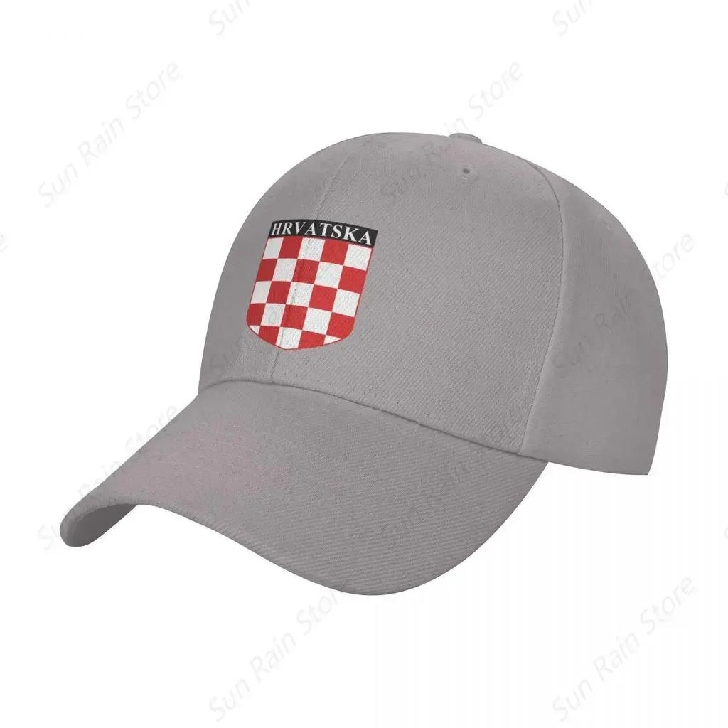 Chorvatská verze znaku XXI Baseballová čepice Hrvatska Dětská kšiltovka Truckerka Plážové dámské klobouky Unisex