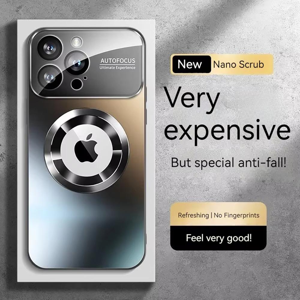 

Glass Camera Lens Protector Phone Case For iPhone 16 15 14 13 12 11 Pro Max Plus For Magesafe Magnetic Wireless Charging Cover iPhone 15 Pro Max
