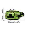 Crossbody Single Shoulder Bag Multifunction Waist Bags Fishing Pack Water Resistant Outdoor Fishing Tackle Storage Bag