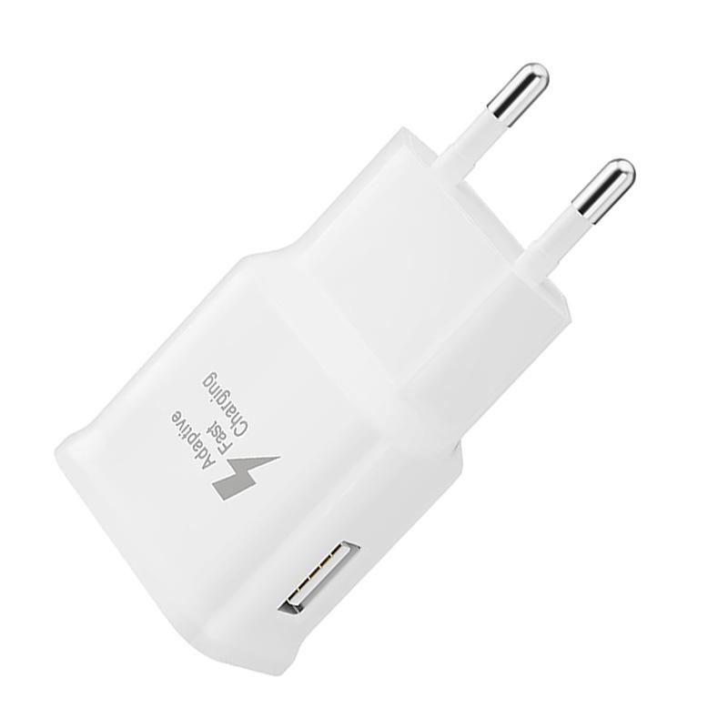 

Samsung 15 Вт ЕС Plug Fast 9 В 1,67 А зарядное устройство адаптер питания 120 см USB Type C кабель для Galaxy S10 A32 A42 A12 A13 S8 Plus Note 9 8 White Charger Only