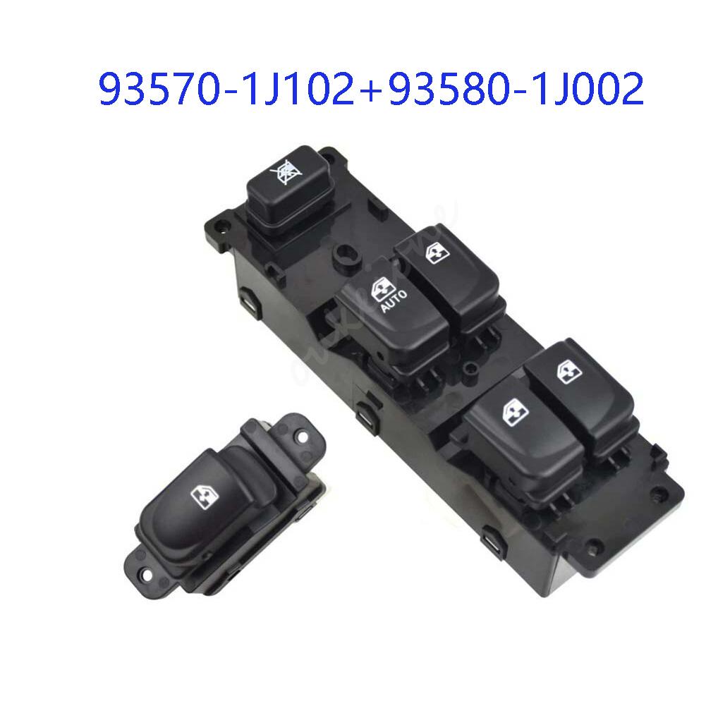 For 2008-2015 Hyundai I20 Electric Power Window Control Switch Glass Lifter Button 93570-1J102 93570-1J100 93580-1J002 Car Parts