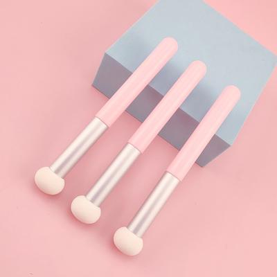 Round Head Sponge Concealer Brush, Wet and Dry Dual Purpose Halo Dye Makeup Brush, Even and Scratch Free Mushroom Head Brush