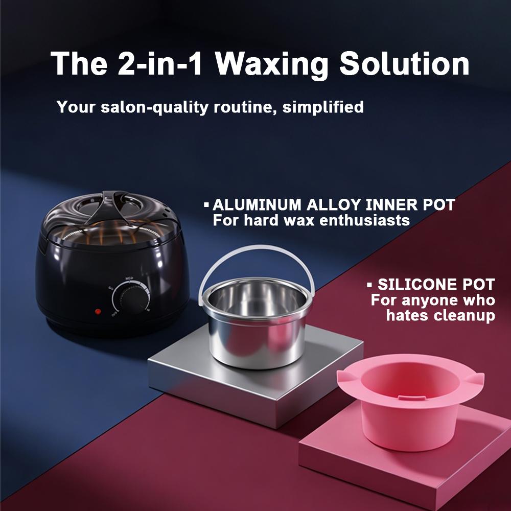 Wax Warmer, Fast Heating, Hair Removal Wax Heater, Portable Wax Melting Machine, Gift for Smooth Skin