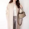 Women's 2024 Autumn/Winter Wool Coat - Japanese Style, Medium/Long Length, Available In 5 Colors