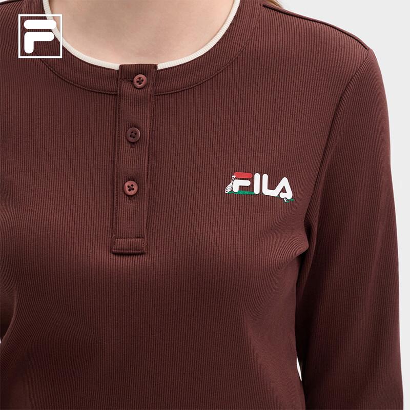 Fila Women's Slim-Fit Knit Long Sleeve T-Shirt