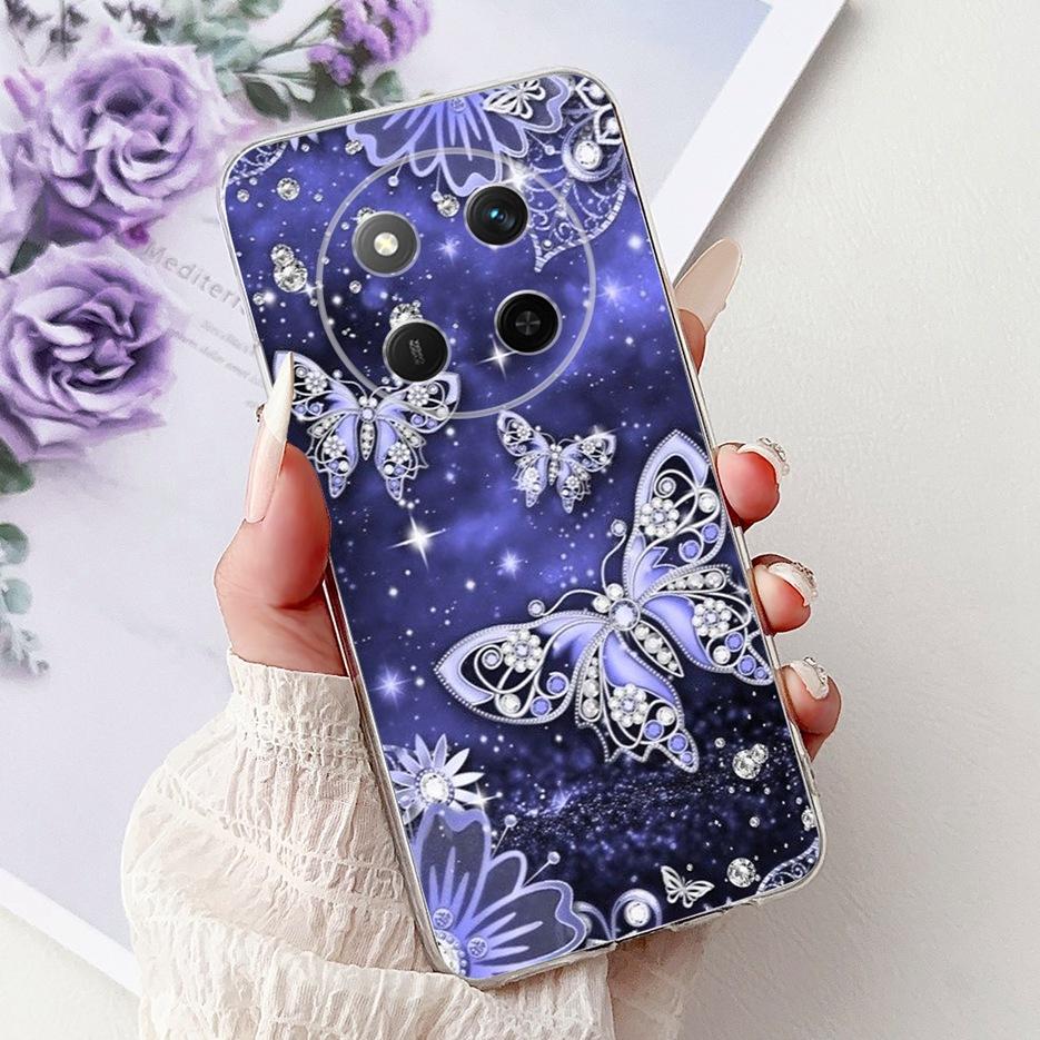 For Honor X9C Case Magic 7 Lite BRP-NX1 New Luxury Painted Cover Soft Slim Phone Case For Honor Magic7 Lite HonorX9C Smart Shell