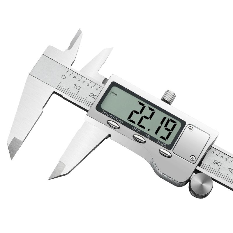 High Precision Zinc Alloy Digital Vernier Caliper 0-150mm Caliper Electronic Caliper 0-200mm 0-300mm Measuring Tool 0-150 mm серебряный
