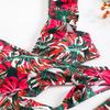2025 European & American Women's Sexy Ruffle Backless Bikini Swimsuit