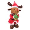Electric Music Christmas Toy Doll 8 Songs Continuous Play Dancing Singing Glowing Swinging Plush
