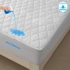 100% Waterproof Mattress Protector Solid Color Quilted Elastic Fitted Sheets with Deep Pocket Single Double Size Mattress Cover