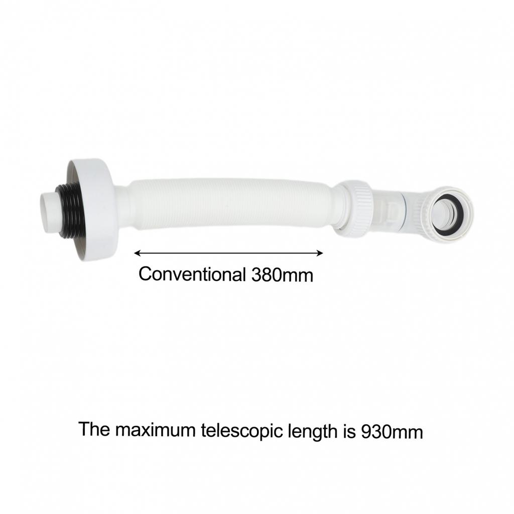 Compact Space Saving Drain Hose with Adjustable Design for Easy Installation