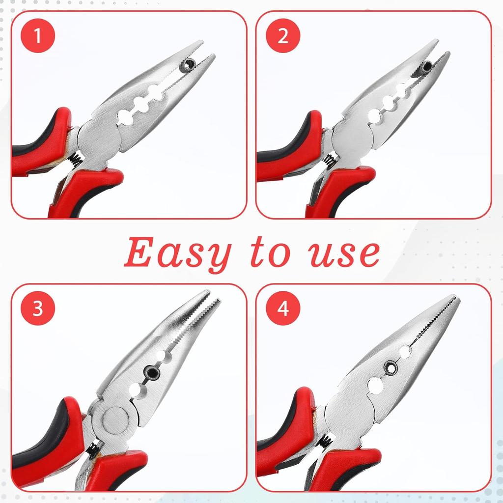 3 Hole Hair Extension Plier Professional Micro Nano Ring Plier for Hair Styling Opener and Removal Tool