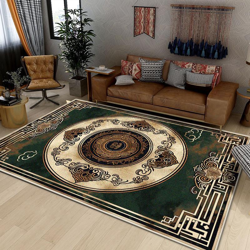 Persian Luxury Carpet for Living Room Boho Decoration Home Sofa Non-slip Large Rugs Bedroom Office Washable Floor Mat Dustproof