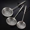 Stainless Steel Spider Strainer Skimmer Long-Handled Mesh Oil Strainer Spoon for Deep Frying Pasta & Hot Pot Rust-Resistant Kitchen Cooking Spoon