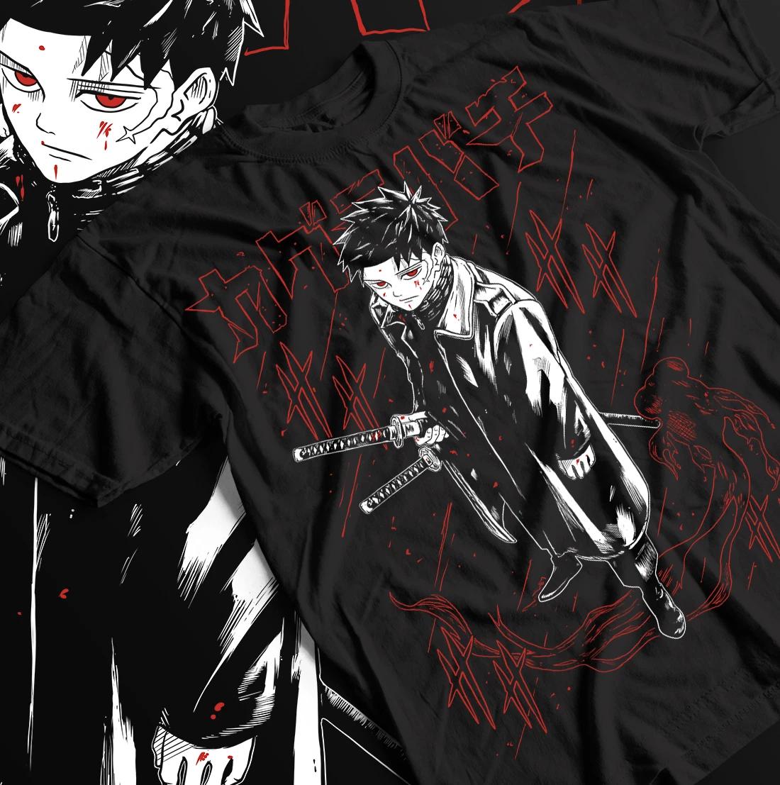 Футболка Jujutsu Kaisen kagurabachi Годжо Сатору Девушка Ужасы Аниме Подарочная Футболка L