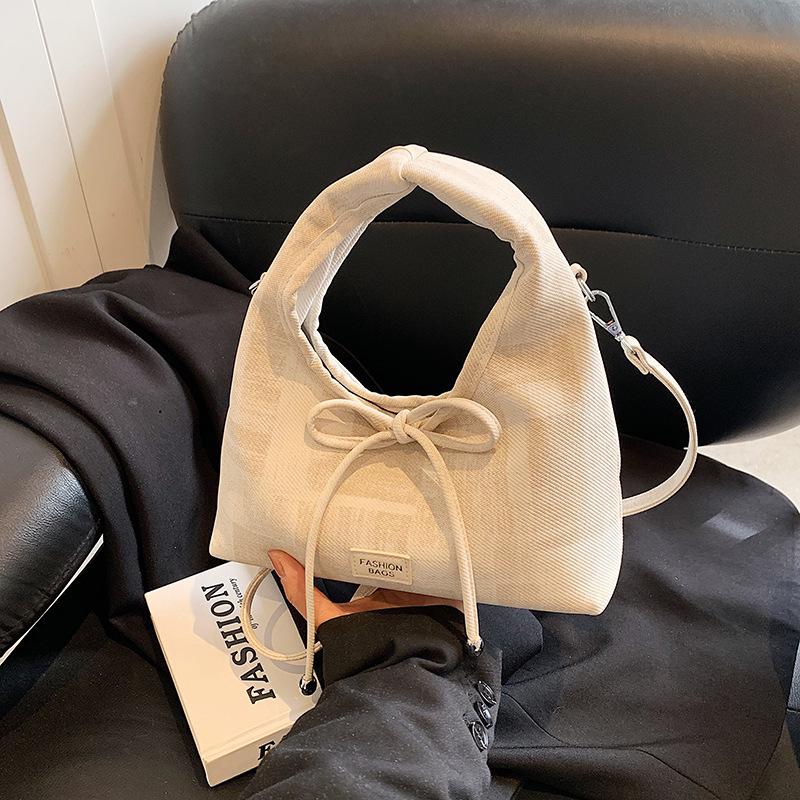 2026 Spring Women s Versatile High-End Niche Casual Crossbody & Shoulder Dumpling Bag хаки