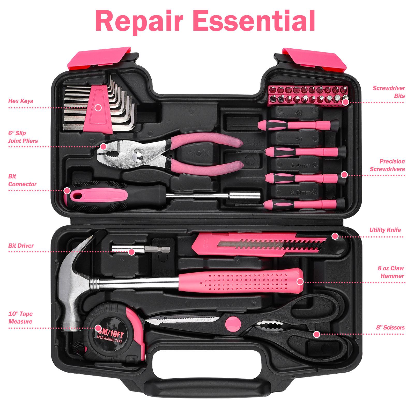 Multifunctional Claw Hammer & Tape Tool Set for Home Repairs