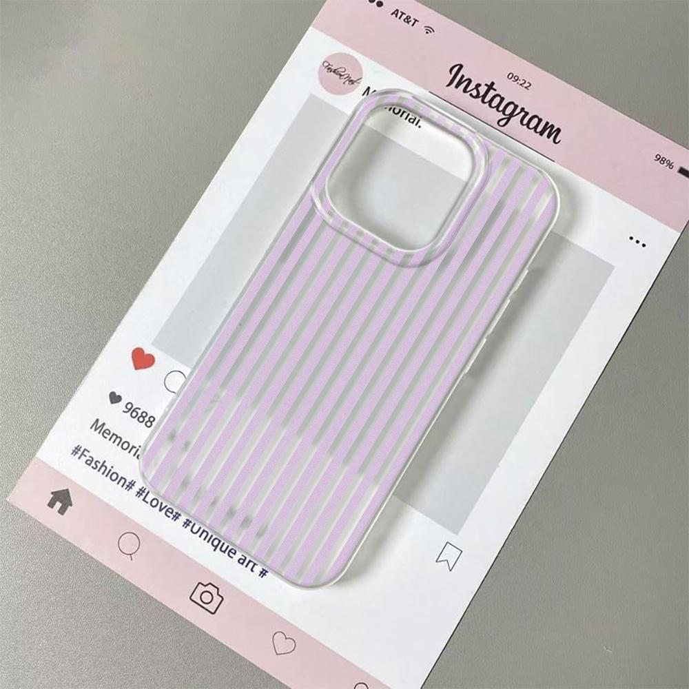 Retro Green Diagonal Stripe Phone Case For IPhone 11Pro 13 15 PIus 14 12Pro 16 17 Pro Max Case 17Air Clear Soft Cover Cases