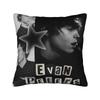 Vintage Evan Peters Black White Group Pillowcases  Retro Trendy Pillow Case For Sofa Home Decor Soft Pillow Cover