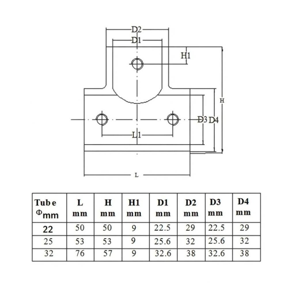 Polished Boat Handrail Tee Marine Pipe Connectors  Marine Yacht Boat Deck Railing