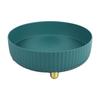 Rotatable Storage Tray Plastic Large Capacity Rotating Organizer Tray Desktop Rotatable Tray for