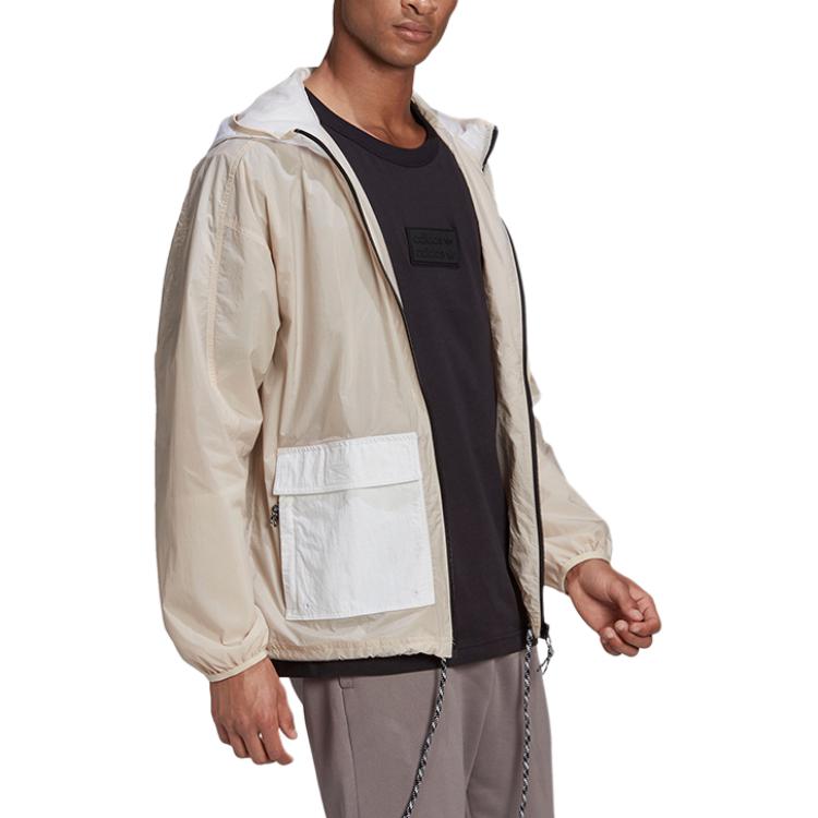 adidas Jackets Men's Apricot Hooded Thin Other GN3343