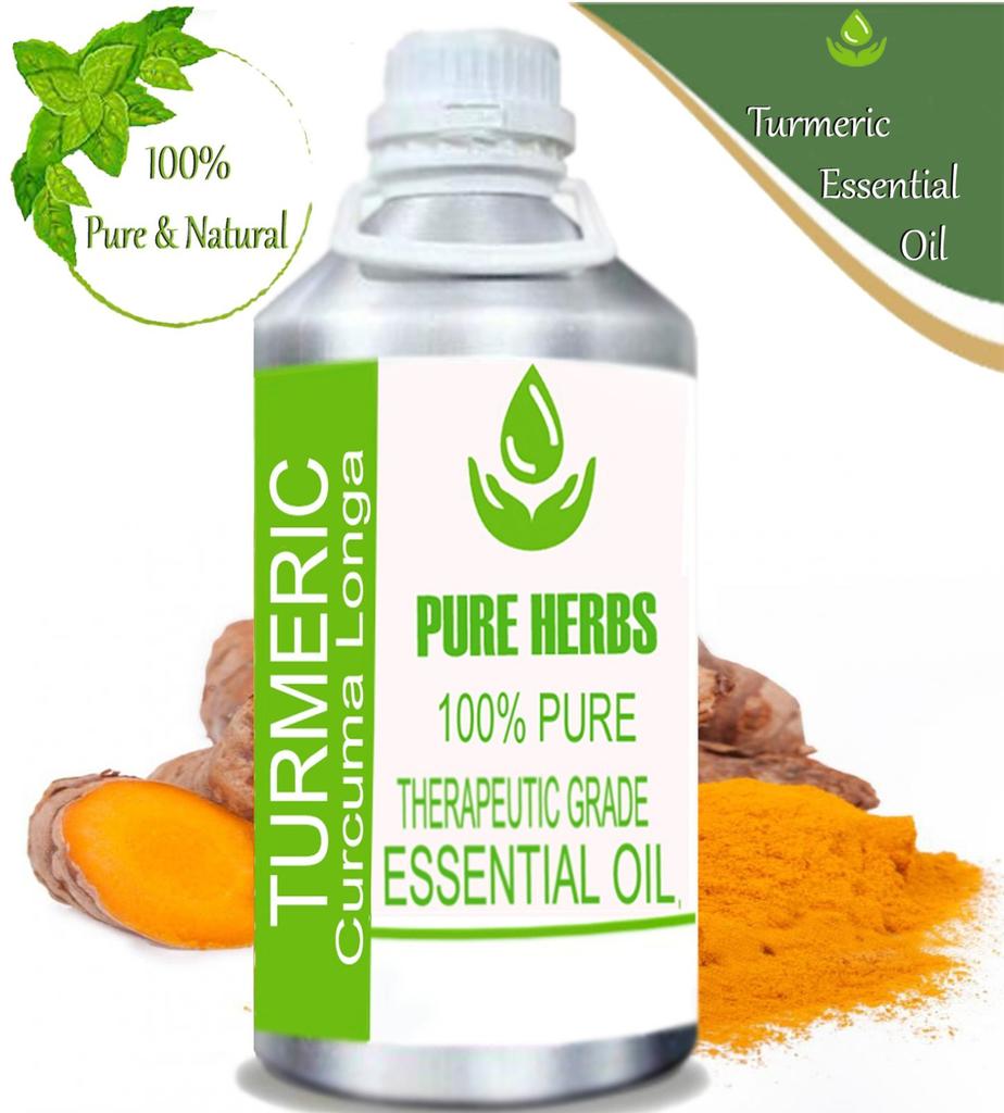 Pure Herbs Turmeric 100% Pure & Natural Curcuma Longa Essential Oil UKZA 680