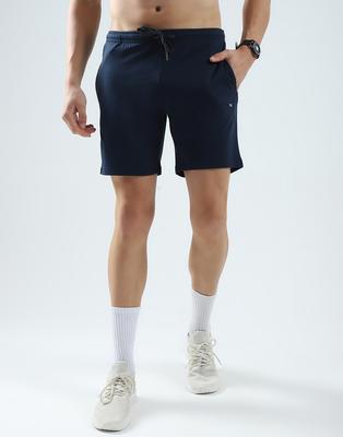 Mens Solid Regular Fit Bermuda