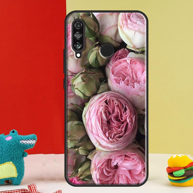 Peonies Beautiful Flower For Huawei Nova 5T 9 10 SE 12i 12s 11i Y91 Y90 Y60 Y70 Y72 Y61 P60 P30 Pro P20 P40 Lite Case