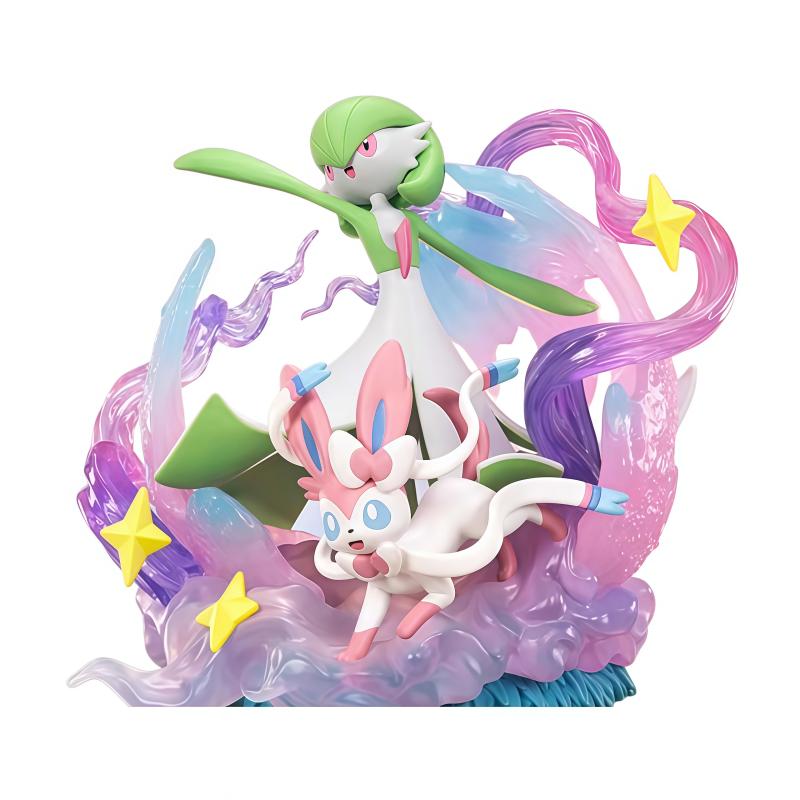 

New Funism Pkm Gardevoir Sylveon Mini Figure Desktop Decor Exquisite Craftsmanship Collectible Toy Birthday Gift