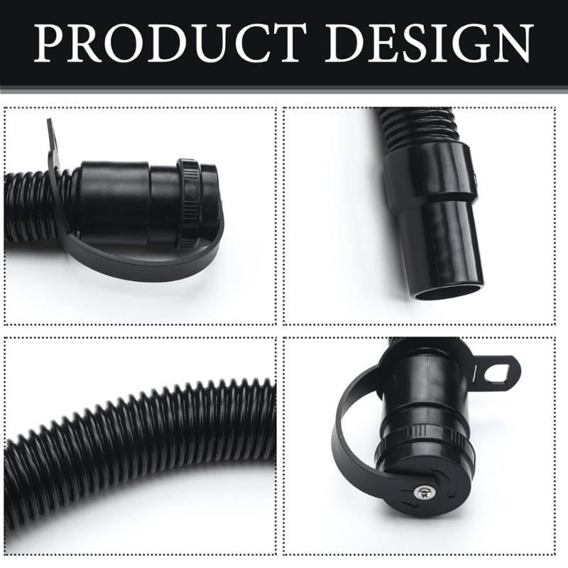 Drain Hose Replacement Quick Connecting Drainage Hose with Lid for 1043538 3 T5 Floor Scrubber Easy to Installation