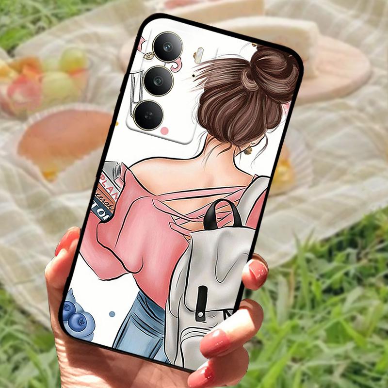 Hülle Für Realme C75 Stoßfestes TPU Silikon Handy Hülle Für Oppo Realme C75 4G Fundas Stoßstange Abdeckung Mode Weiche Schutzhülle