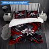 Tokyo anime Artwork 3pcs K-pop music group Bedding set,Ideal for Bedroom, Dormitory,Including Duvet Cover And 2pcs Pillowcases,Fan gifts